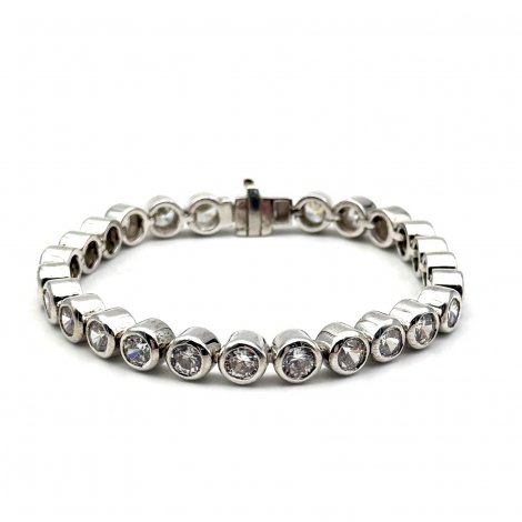 Bracelet Argent 925 et Zircons - COLLECTION ARCHIVES