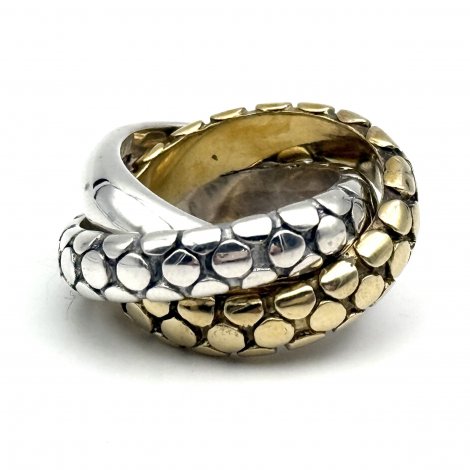 Silver and Brass 3 Rings