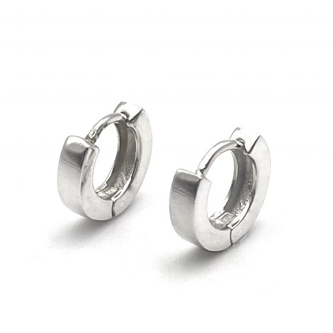 Silver hoops 15mm