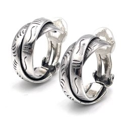 Silver Earrings with clips