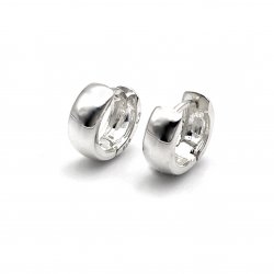 Silver hoops 12mm