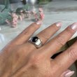 Bague Argent et Onyx - COLLECTION ARCHIVES