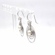 Boucles d'oreilles Argent et Perles blanches