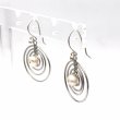 Boucles d'oreilles Argent et Perles roses