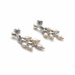 Boucles d'oreilles Argent et Perles roses