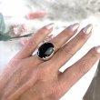 Siler and Onyx Ring