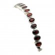 Silver and red garnet bracelet - ARCHIVES COLLECTION