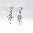 Silver and white pearl Earrings