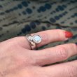 Silver and Zirconia ring - ARCHIVES COLLECTION