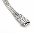 Silver bracelet 4 rows