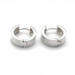 Silver Hoops 19mm