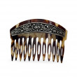 Tortoiseshell and silver comb - ARCHIVES COLLECTION