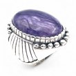 Silver Ring with Semi-Precious Stone